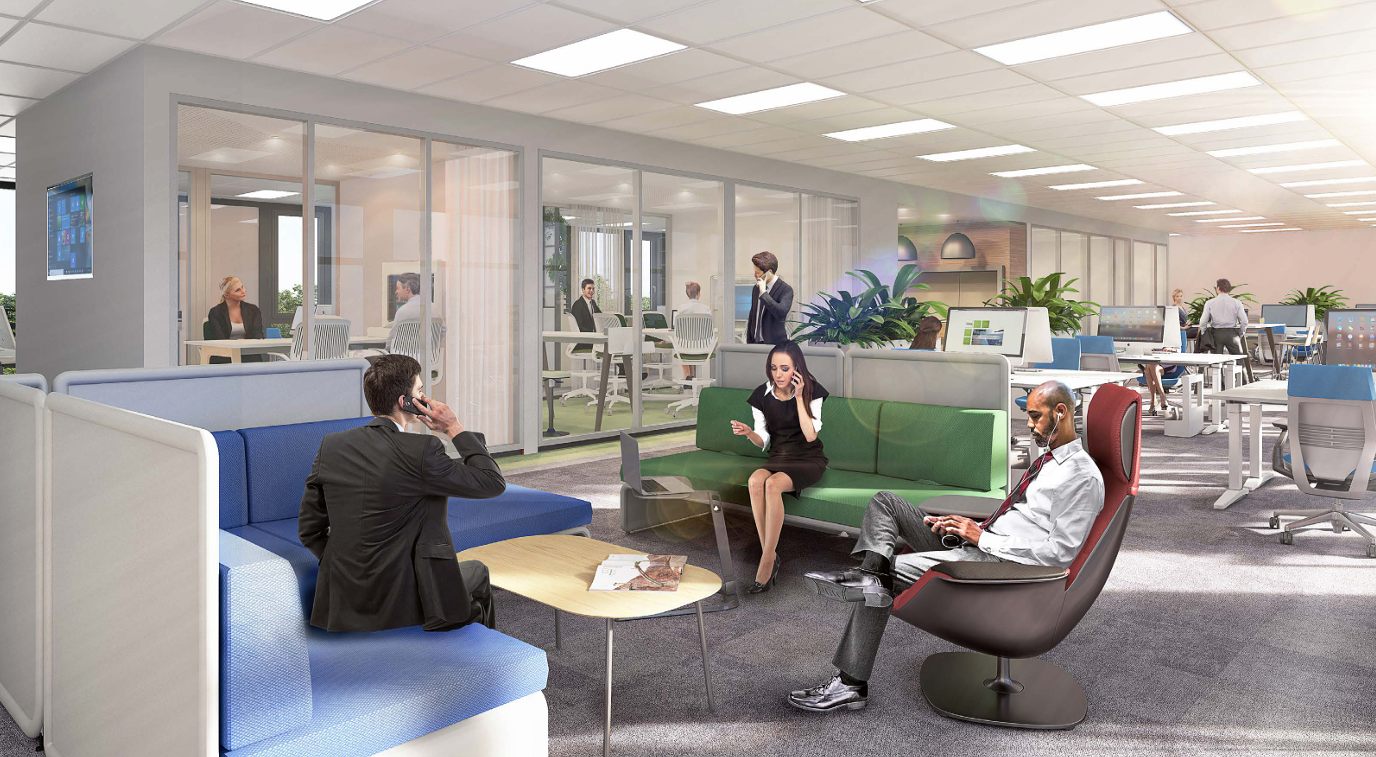 Openspace mit Loungebereich